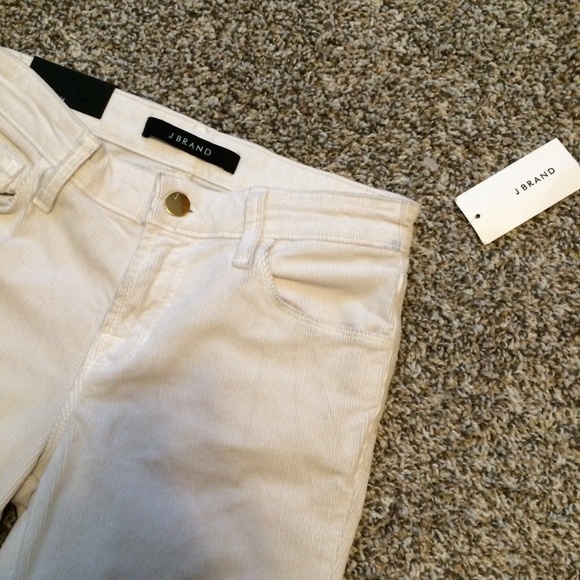 J Brand "Selena Bootcut" white corduroy pants - Picture 5 of 7